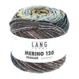 Lang Yarns Merino 120 Dégradé – 50g / 120m – Beige/Petrol/Grey (0013)