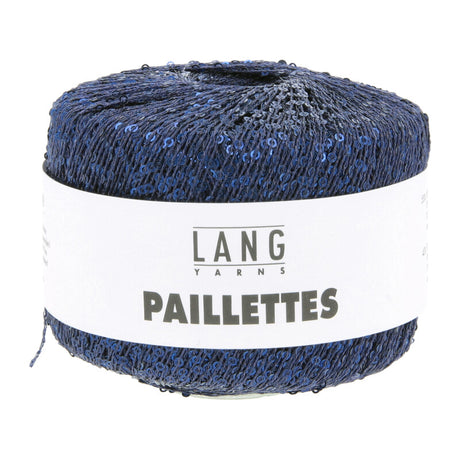 Lang Yarns Paillettes – 25g / 112m – Steel Blue (0010)