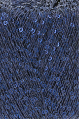 Lang Yarns Paillettes – 25g / 112m – Steel Blue (0010) – detail