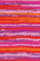 Lang Yarns Handarbeitsgarn Color – Red Printed (0060) – colour texture