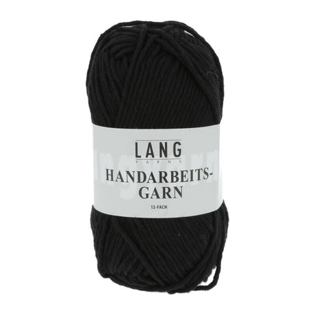 Lang Yarns Handarbeitsgarn – 50g / 84m – Black (0604)