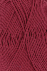 Lang Yarns Handarbeitsgarn – 50g / 84m – Dark Red (0662) – detail