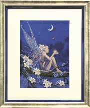 Charivna Mit Falling Star beadwork kit with Crystal Art.