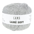 Lang Yarns Lamé Soft – 50g / 190m – Light Gray (0003)