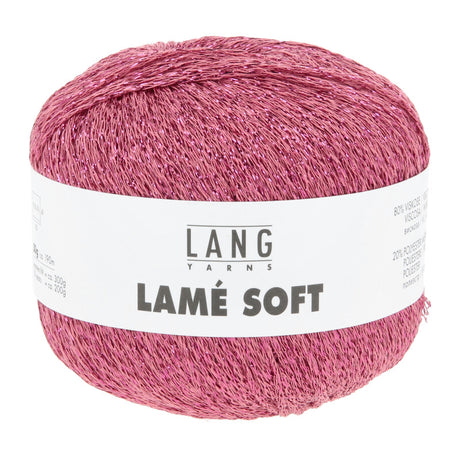 Lang Yarns Lamé Soft – 50g / 190m – Coral (0028)