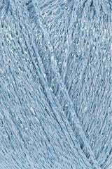 Lang Yarns Lamé Soft – 50g / 190m – Aquamarine (0072) – detail