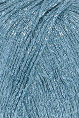 Lang Yarns Lamé Soft – 50g / 190m – Emerald (0073) – detail