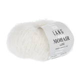 Lang Yarns Mohair Luxe Yarn, 175m / 25g – White (0001)