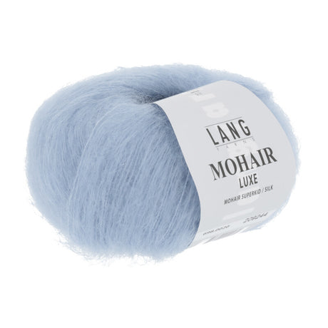 Lang Yarns Mohair Luxe Yarn, 175m / 25g – Azure (0020)