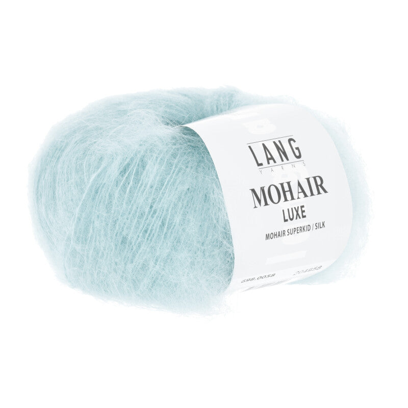Lang Yarns Mohair Luxe Yarn, 175m / 25g – Mint (0058)