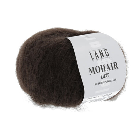 Lang Yarns Mohair Luxe Yarn, 175m / 25g – Chocco (0067)