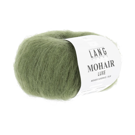 Lang Yarns Mohair Luxe Yarn, 175m / 25g – Middle Olive (0097)