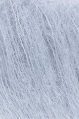 Lang Yarns Mohair Luxe Yarn, 175m / 25g – Light Jeans (0133), yarn texture