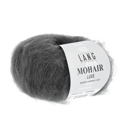 Lang Yarns Mohair Luxe Yarn, 175m / 25g – Asphalt (0170)