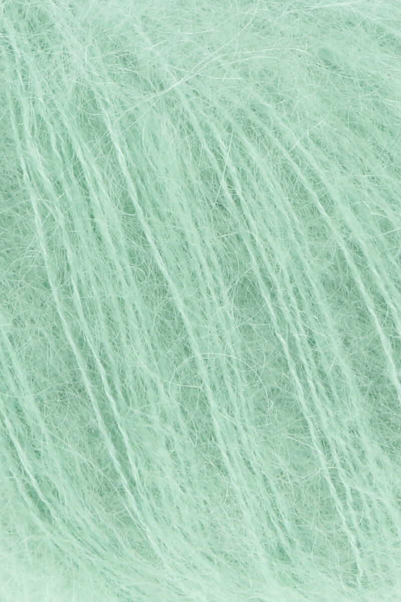 Lang Yarns Mohair Luxe Yarn, 175m / 25g – Sea Foam (0172), yarn texture