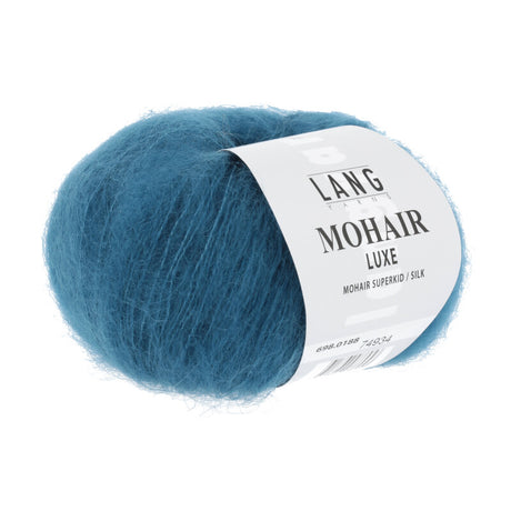 Lang Yarns Mohair Luxe Yarn, 175m / 25g – Dark Petrol (0188)