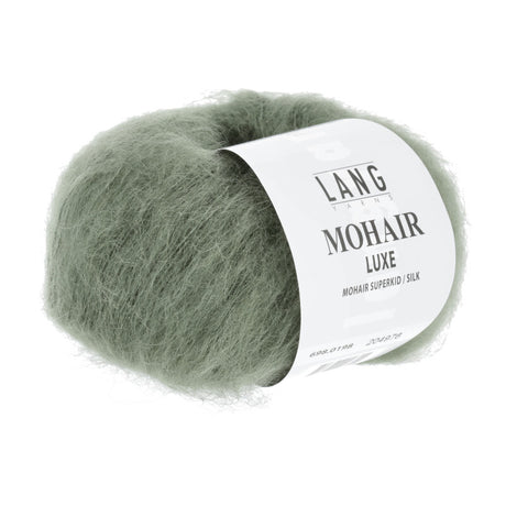 Lang Yarns Mohair Luxe Yarn, 175m / 25g – Olive (0198)