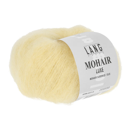 Lang Yarns Mohair Luxe Yarn, 175m / 25g – Sun Yellow (0213)