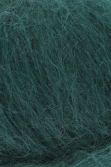 Lang Yarns Mohair Luxe Yarn, 175m / 25g – Dark Green (0218), yarn texture