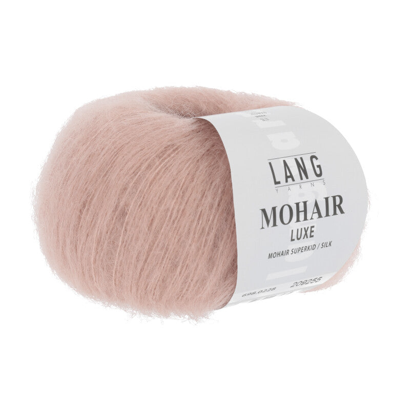 Lang Yarns Mohair Luxe Yarn, 175m / 25g – Flamingo (0228)