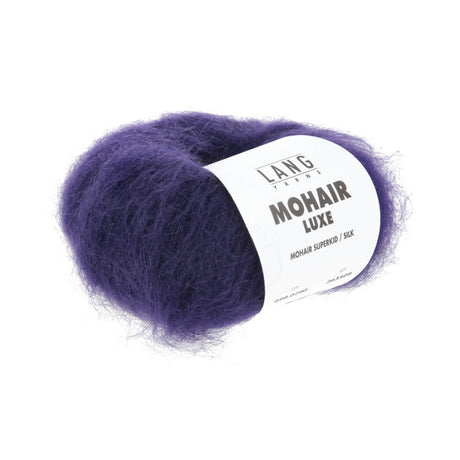 Lang Yarns Mohair Luxe Yarn, 175m / 25g – Royal Purple (0290)