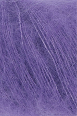 Lang Yarns Mohair Luxe Yarn, 175m / 25g – Amethyst (0446), yarn texture