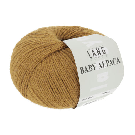 Lang Yarns Baby Alpaca Yarn, 170m / 50g – Gold (0050)