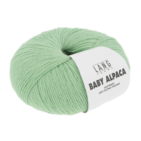 Lang Yarns Baby Alpaca Yarn, 170m / 50g – Pea (0116)