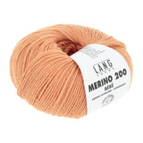 Lang Yarns Merino 200 Bébé Yarn, 203m / 50g – Tangerine (0459)