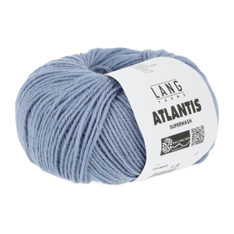 Lang Yarns Atlantis – 50g / 135m – Light Jeans (0033)