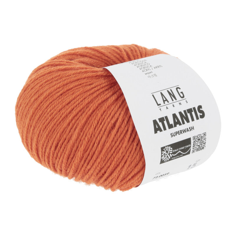 Lang Yarns Atlantis – 50g / 135m – Orange (0059)