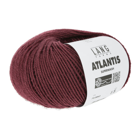 Lang Yarns Atlantis – 50g / 135m – Dark Red (0063)