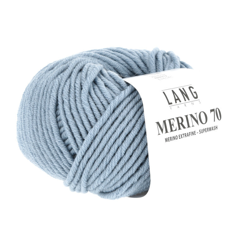 Lang Yarns Merino 70 – 50g / 70m – Light Jeans (0033)