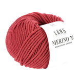 Lang Yarns Merino 70 – 50g / 70m – Red (0060)