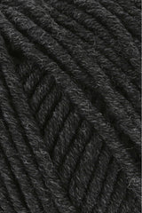 Lang Yarns Merino 70 – 50g / 70m – Anthracite Mélange (0070) – detail