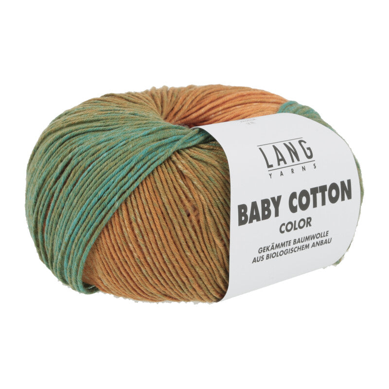 Lang Yarns Baby Cotton Color – 50g / 180m – Turguoise/Pink/Yellow (0079)