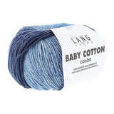 Lang Yarns Baby Cotton Color – 50g / 180m – Blue/Light Blue (0206)