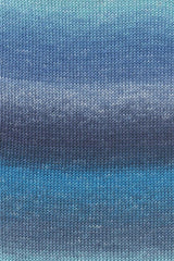 Lang Yarns Baby Cotton Color – 50g / 180m – Blue/Light Blue (0206) – detail