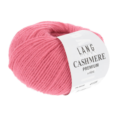 Lang Yarns Cashmere Premium Yarn, 115m / 25g – Watermelon (0028)