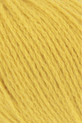 Lang Yarns Cashmere Premium Yarn, 115m / 25g – Yellow (0113), yarn texture