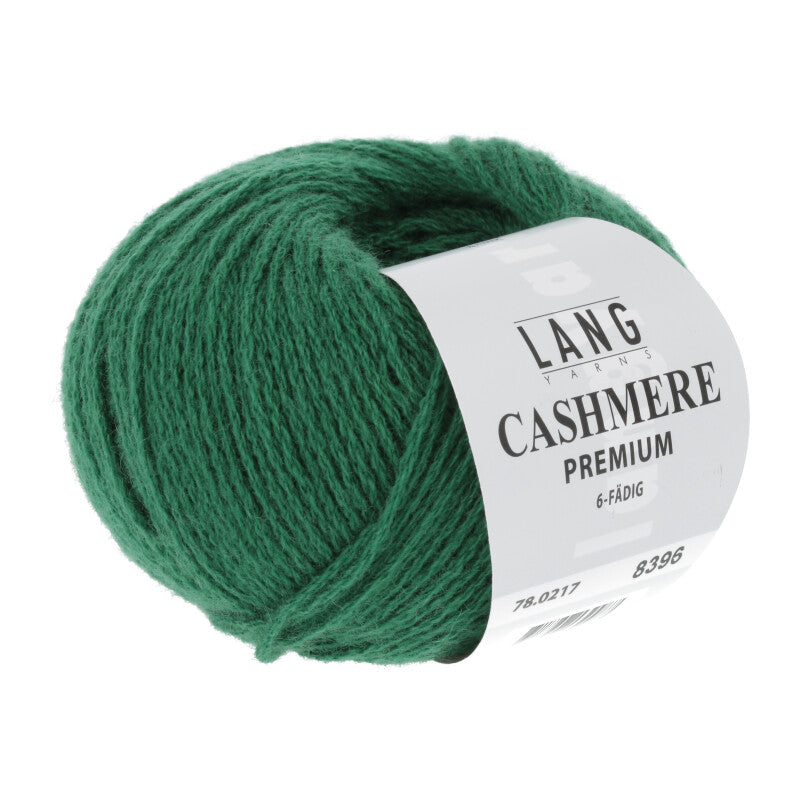 Lang Yarns Cashmere Premium Yarn, 115m / 25g – Green (0217)