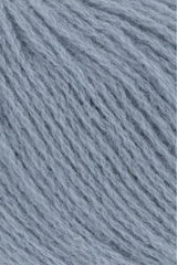 Lang Yarns Cashmere Premium Yarn, 115m / 25g – Light Jeans (0233), yarn texture