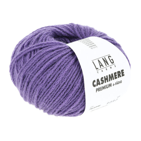 Lang Yarns Cashmere Premium Yarn, 115m / 25g – Dark Lilac (0346)