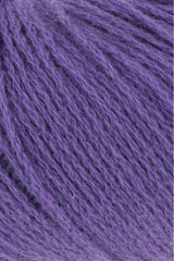 Lang Yarns Cashmere Premium Yarn, 115m / 25g – Dark Lilac (0346), yarn texture