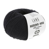 Lang Yarns Merino 400 Lace – 25g / 200m – Navy Mélange (0025)