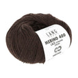 Lang Yarns Merino 400 Lace – 25g / 200m – Dark Brown Mélange (0368)