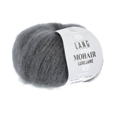 Lang Yarns Mohair Luxe Lamé – 25g / 175m – Silver - Anthracite (0070)