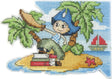 BOOKMARK Fantasy world. Boy Counted Cross Stitch Kit