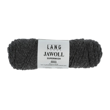Lang Yarns Jawoll Yarn, 190m / 50g – Anhtracite Mélange (0070)