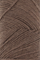 Lang Yarns Jawoll Yarn, 190m / 50g – Brown (0095), yarn texture